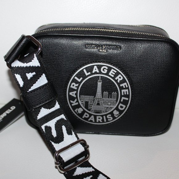 NWT KARL LAGERFELD PARIS MAYBELLE CROSSBODY BAG SHOULDER...